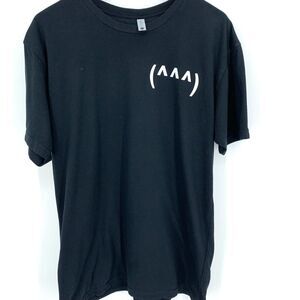 Next Level Apparel Men's Sharksquad Black T-Shirt Size L